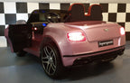 Voiture électrique enfant Bentley Continental métallisé rose – Royal Drive – vue 6