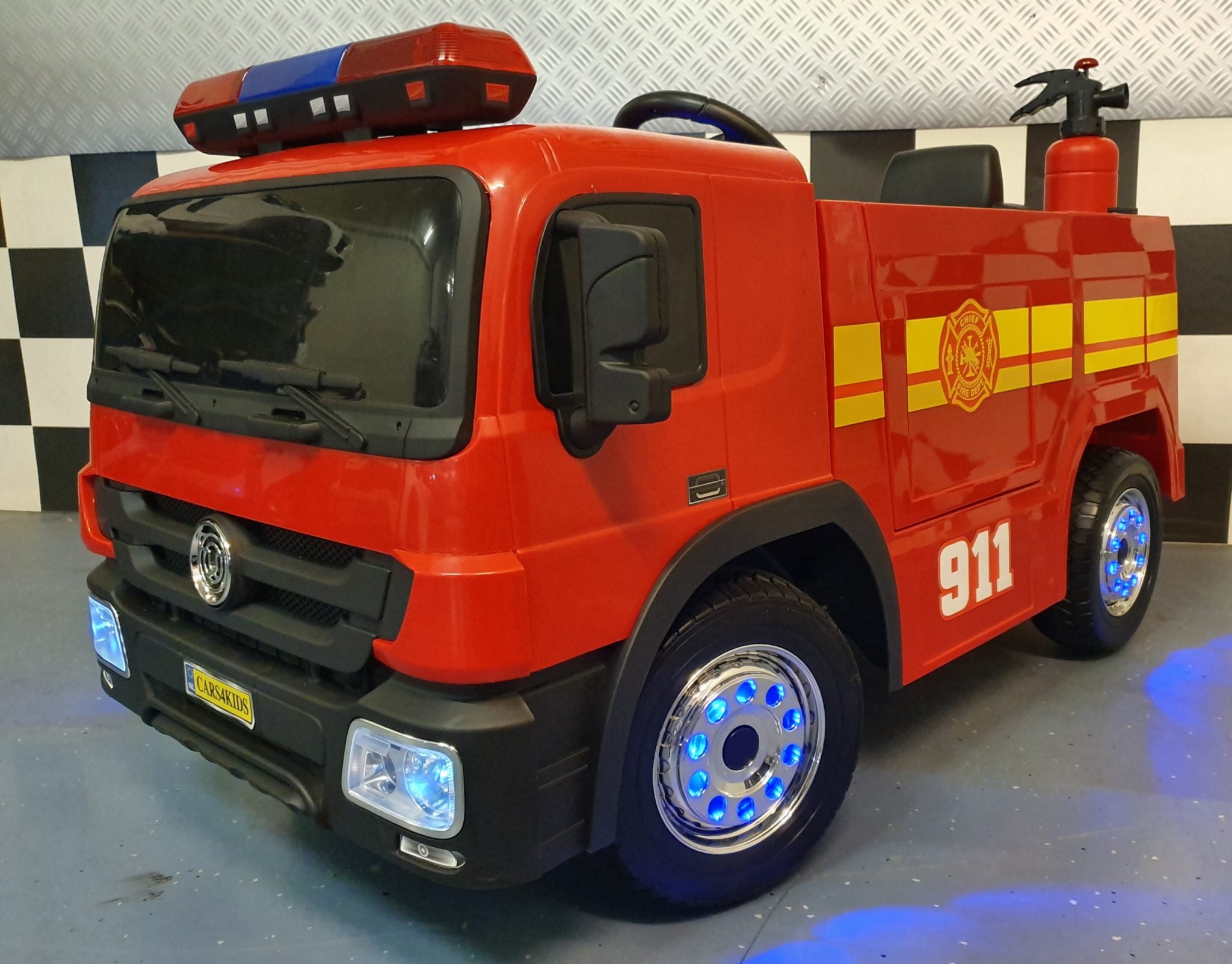 Voiture électrique enfant camion de pompier 12 V avec télécommande – Urban Rider