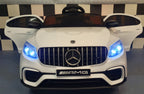 Voiture électrique enfant Mercedes GLC 63 AMG 12 V blanc – Adventure Rider – vue 3