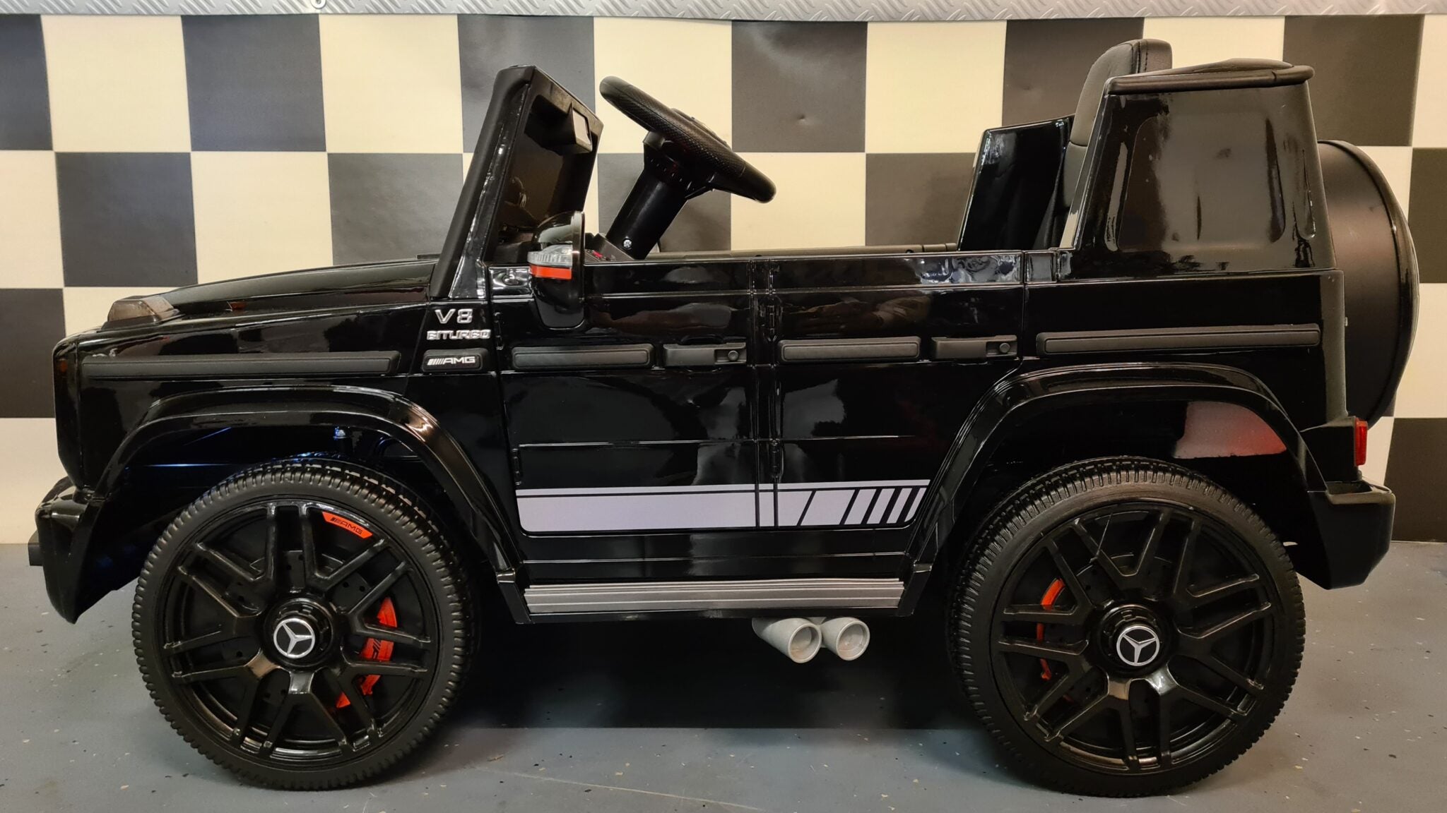 Voiture électrique enfant Mercedes G63 12V noir 1 place – Adventure Rider – vue 4