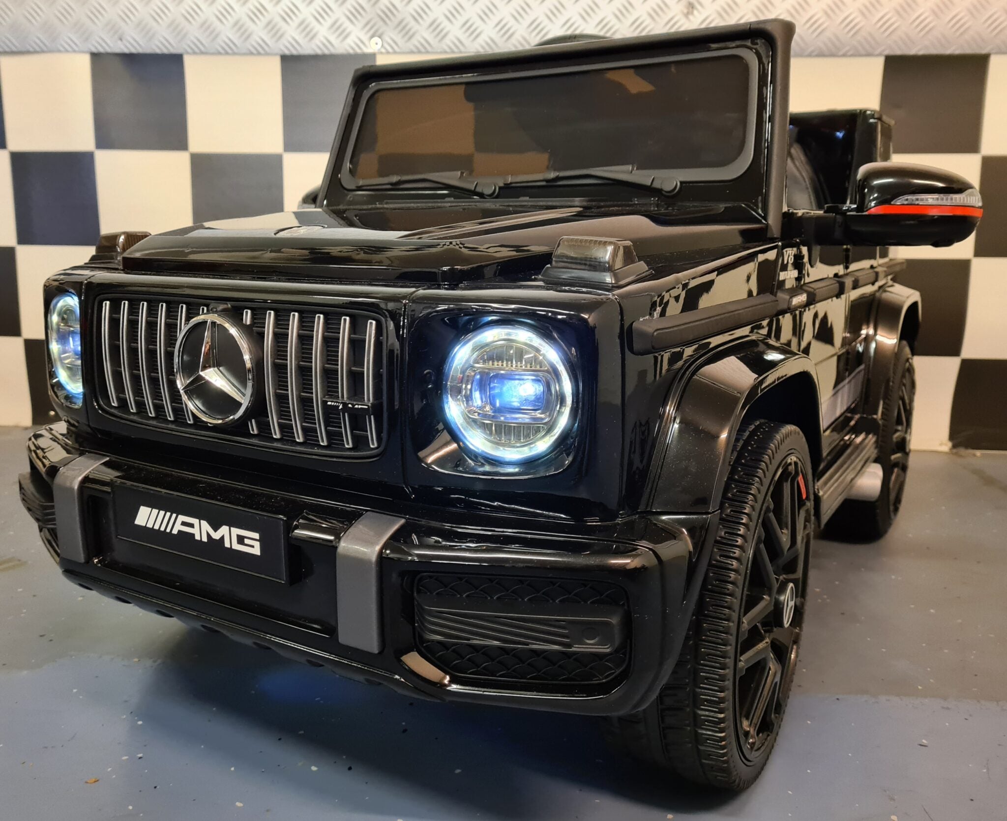 Voiture électrique enfant Mercedes G63 12V noir 1 place – Adventure Rider