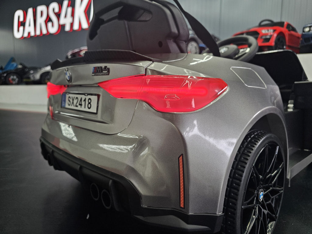 Voiture électrique enfant BMW M4 12 V gris métallisé – Urban Rider – vue 7