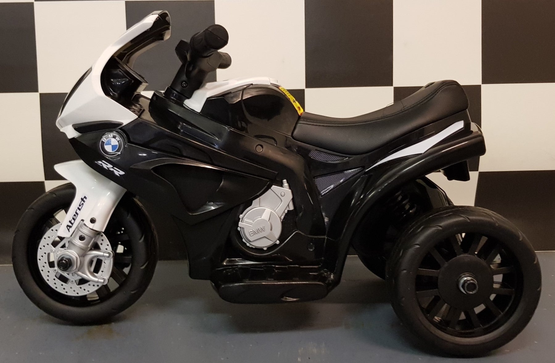Moto électrique enfant mini BMW S1000RR / trike 6 V noir – Mini Street Rider – vue 2