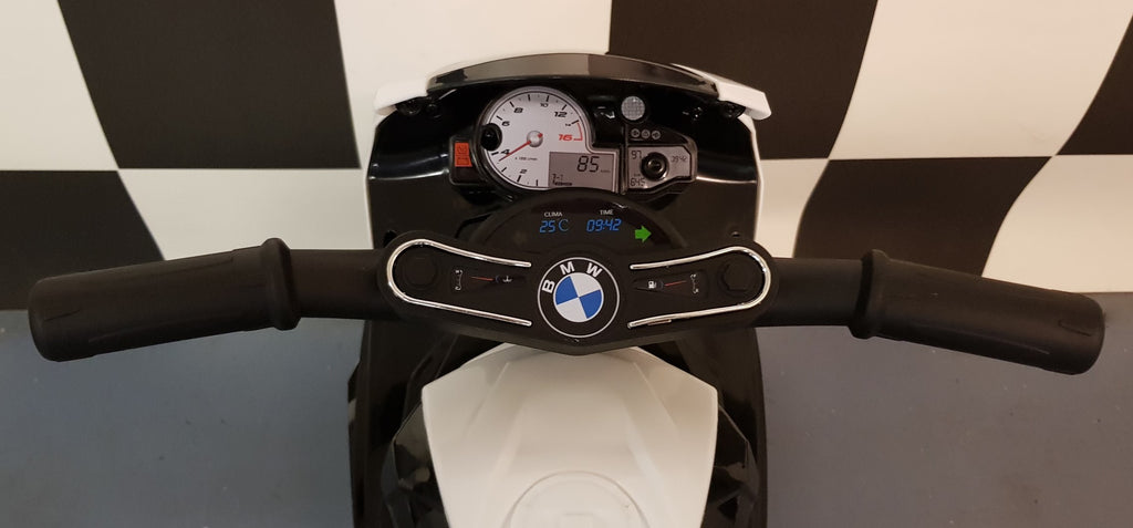 Moto électrique enfant mini BMW S1000RR / trike 6 V noir – Mini Street Rider – vue 5
