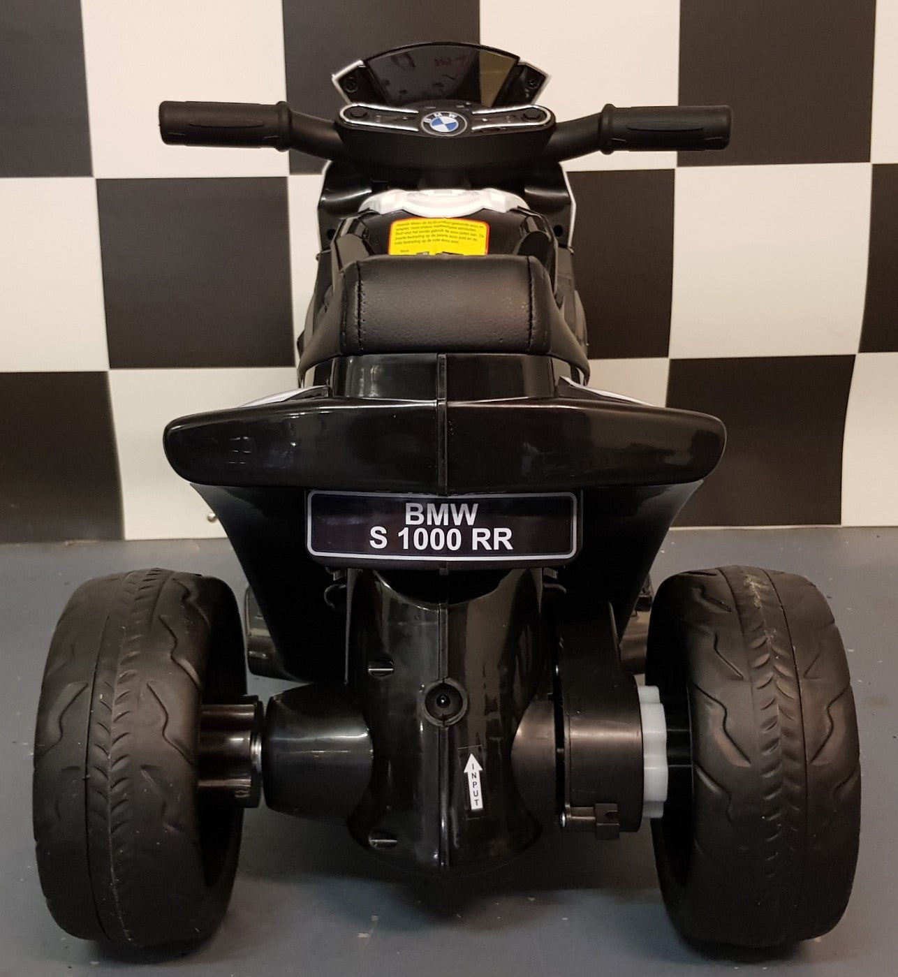 Moto électrique enfant mini BMW S1000RR / trike 6 V noir – Mini Street Rider – vue 4