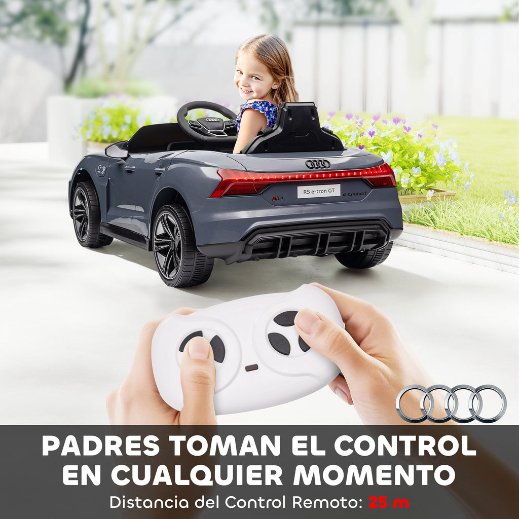 Electric Car for Children +3 Years Old Audi Rs E-Tron Gt Battery Car with Remote Control 103X58X41 cm Pink