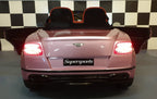 Voiture électrique enfant Bentley Continental métallisé rose – Royal Drive – vue 5