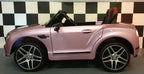 Voiture électrique enfant Bentley Continental métallisé rose – Royal Drive – vue 4