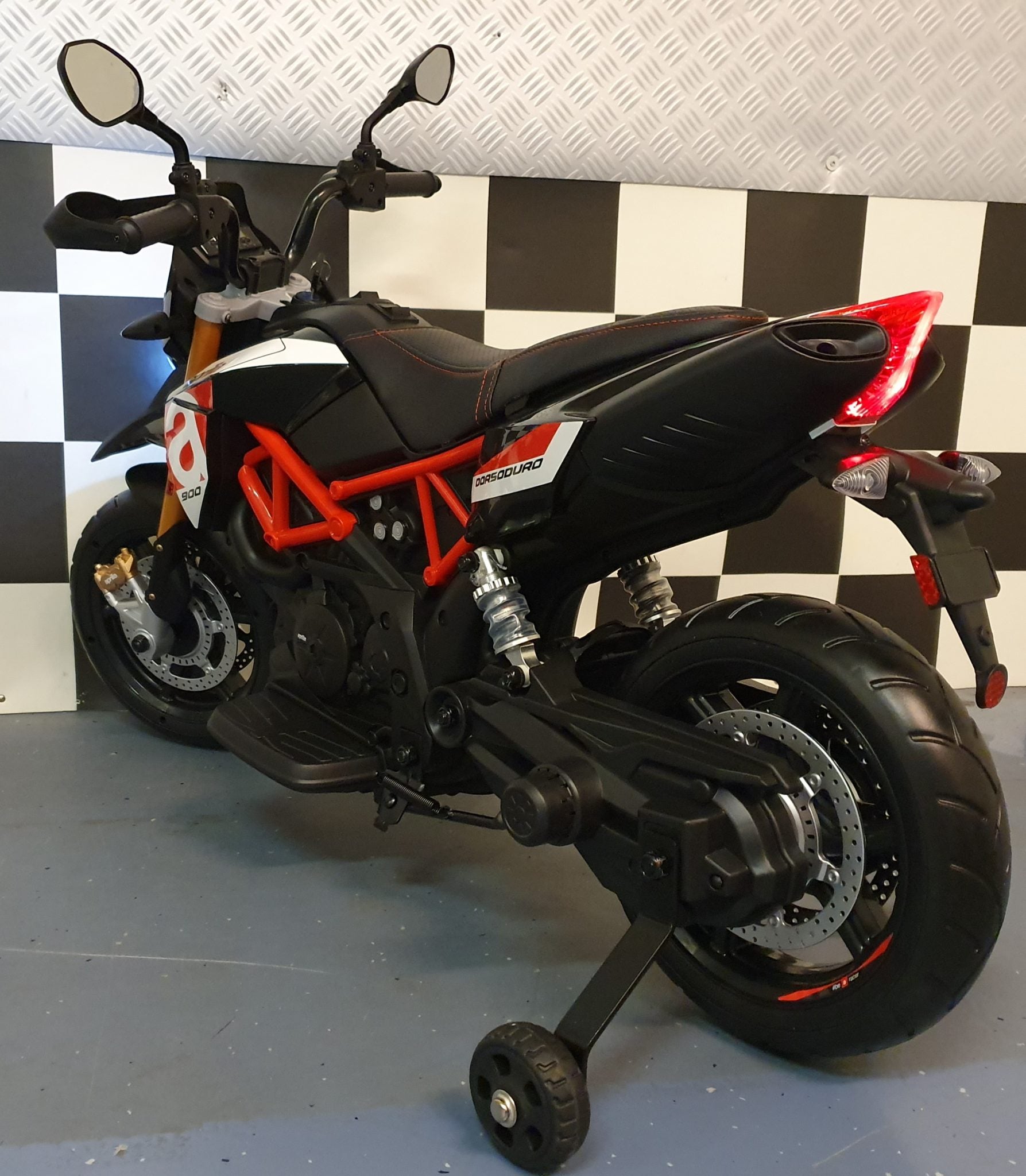 Moto électrique enfant Aprilia Dorsoduro – Street Rider – vue 5