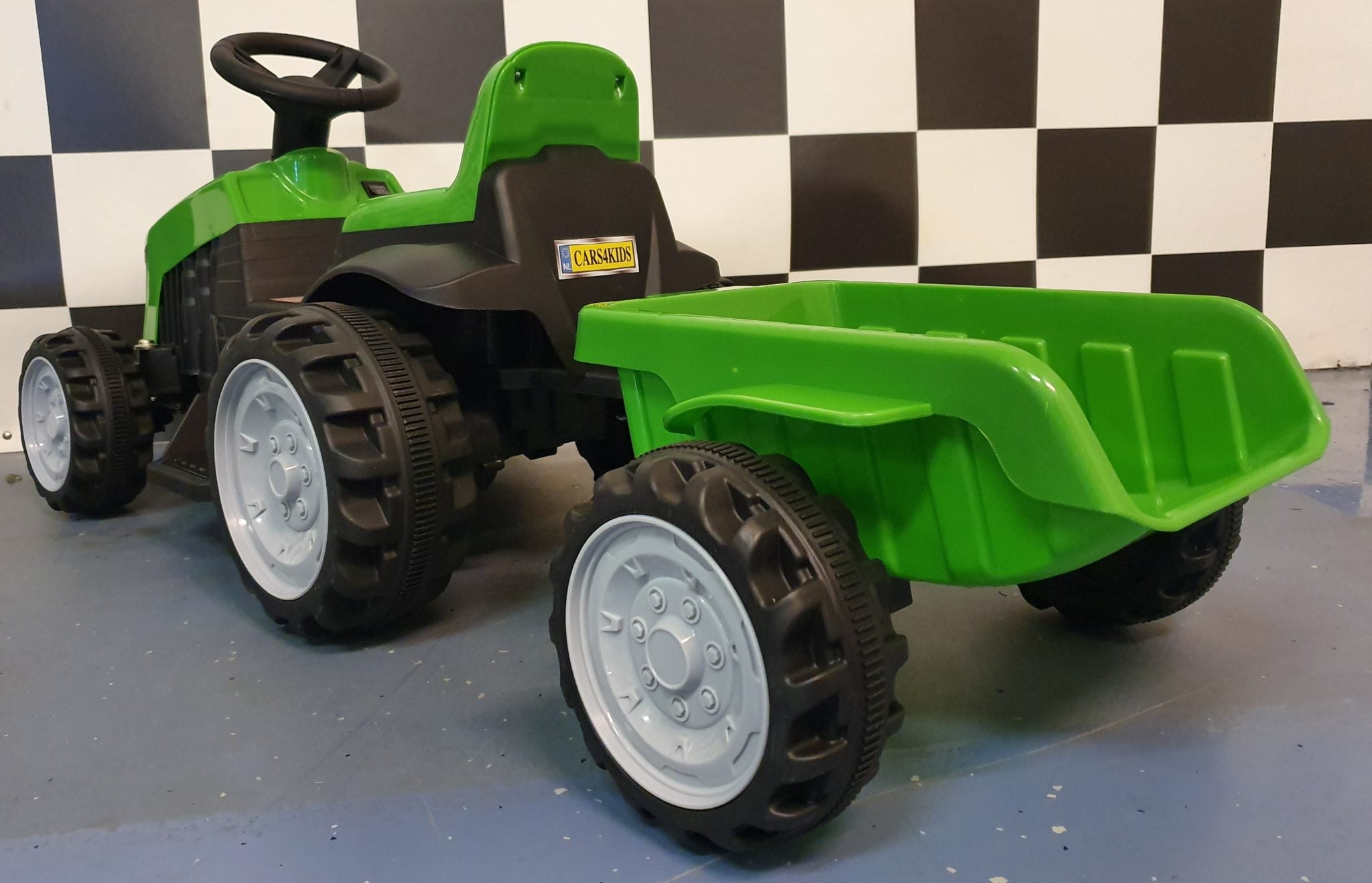 Tracteur électrique enfant 6 V vert – Mini Farmer – vue 4