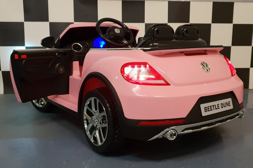 Voiture électrique enfant VW Beetle 12 V rose – Urban Rider – vue 6
