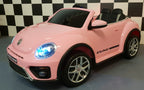 Voiture électrique enfant VW Beetle 12 V rose – Urban Rider – vue 2